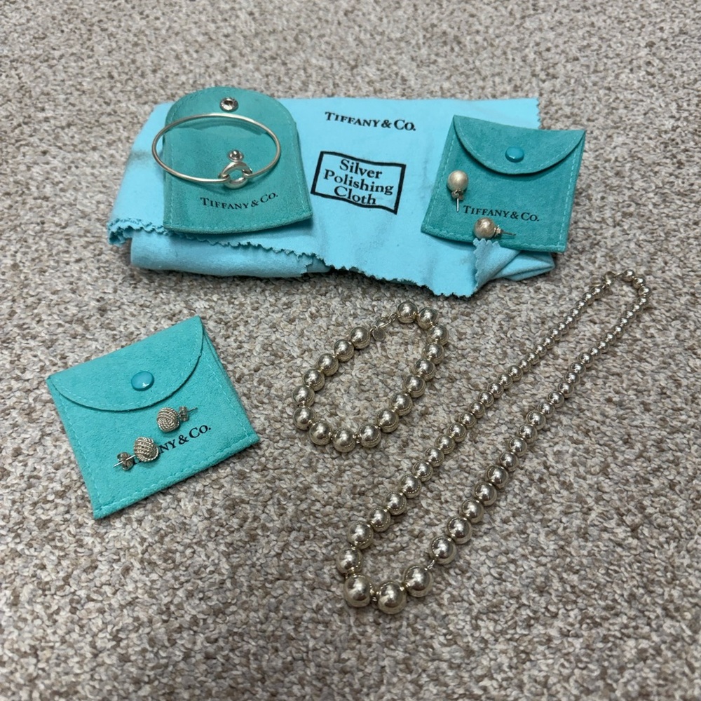 Tiffany & Co. Silver Beaded Jewelry Collection